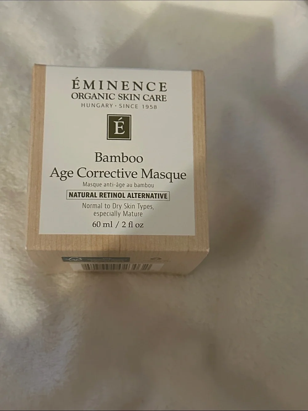 NIB Eminence Organic Skin Care Bamboo Age Corrective Masque - 2oz